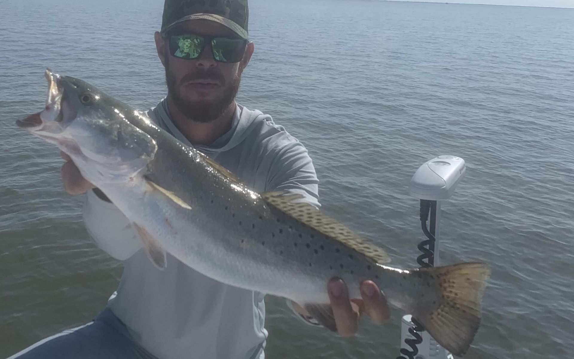 Speckled trout on East Matagorda Bay